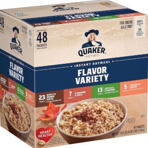 Quaker instant oatmeal 48 count
